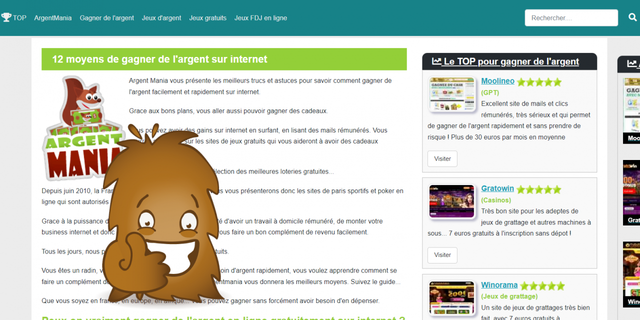 Maniabook : LE site internet de référence pour gagner de l&rsquo;argent sur Internet