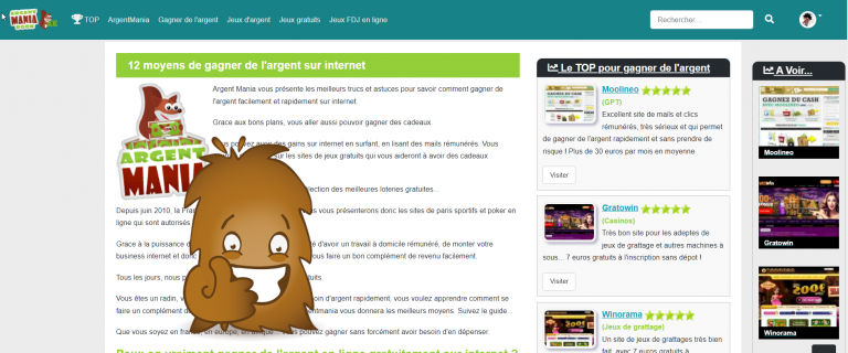 Maniabook : LE site internet de référence pour gagner de l&rsquo;argent sur Internet
