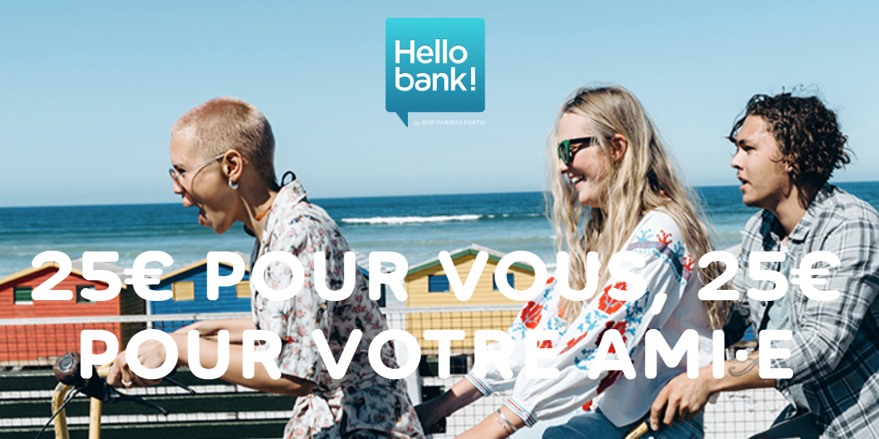 Hellobank offre 25€ à ses nouveaux clients