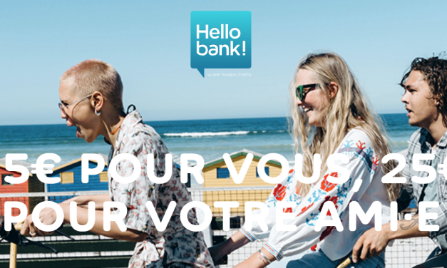 Hellobank offre 25€ à ses nouveaux clients