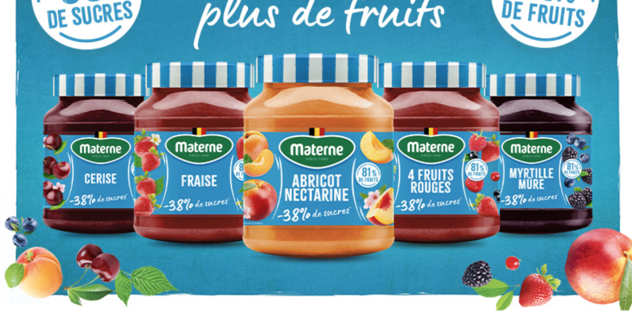 Materne confitures allégées 100% remboursé