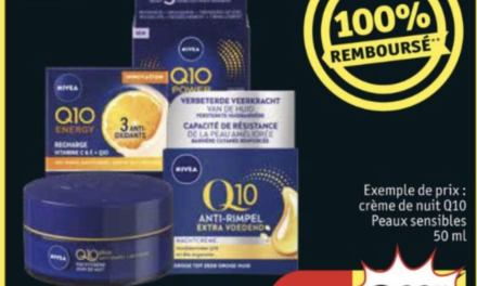 Kruidvat – Crème de nuit Nivea Q10 – 100% remboursé