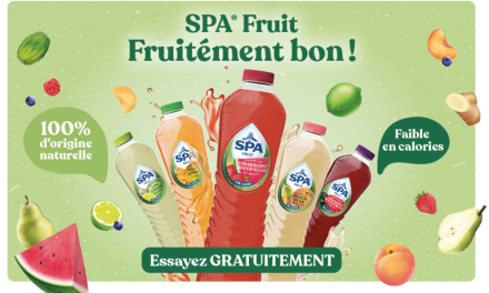 1 bouteille de SPA FRUIT 40cl non pétillante 100% remboursé