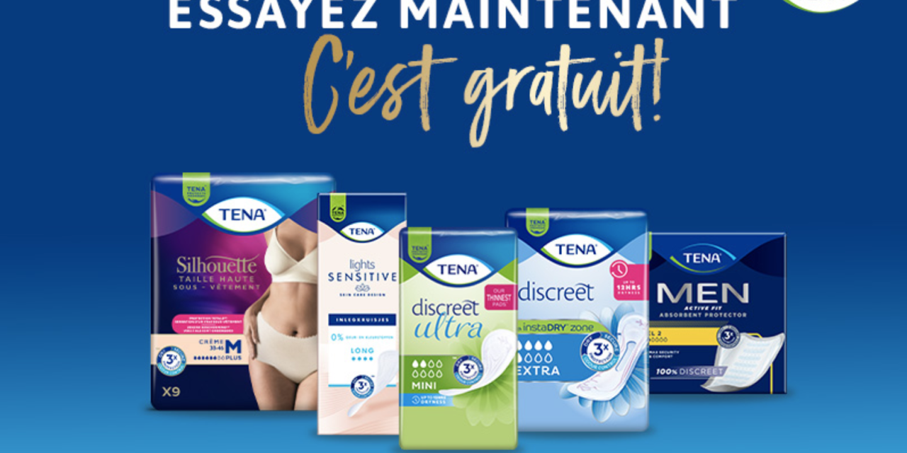 Un produit Tena 100% remboursé