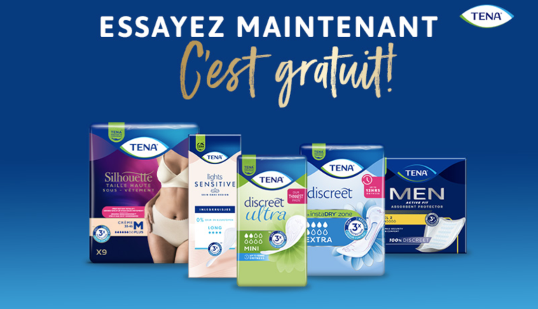 Un produit Tena 100% remboursé
