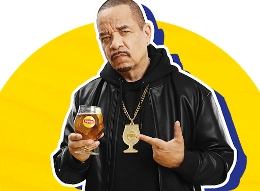 Ice-tea gratuit en terrasse