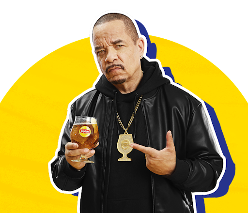 Ice-tea gratuit en terrasse