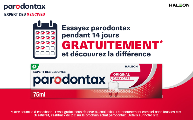 Parodontax 100% remboursé