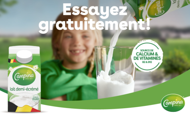 Tetrapack Campina 0,5L 100% remboursé