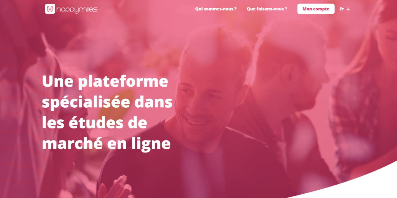Happymiles – le site de sondage belge qui rémunère