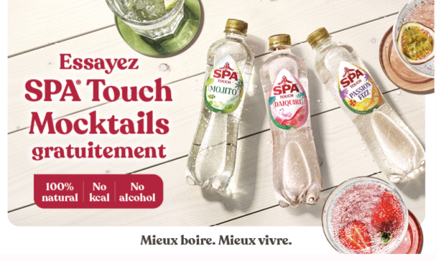 1 bouteille de Spa Touch Mocktails 100% remboursé