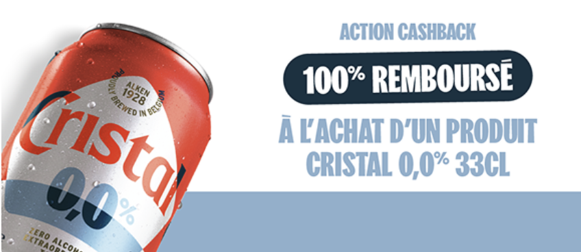 Cristal 100% remboursé chez Carrefour