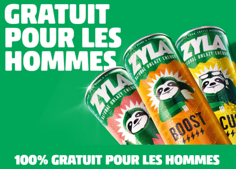 Une canette de Zyla 100% remboursé