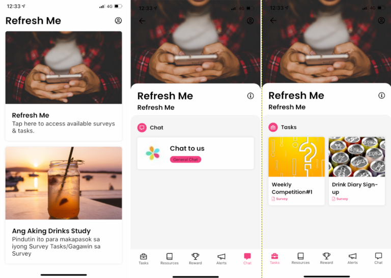 RefreshMe : Rejoignez le panel d&rsquo;étude sur les boissons
