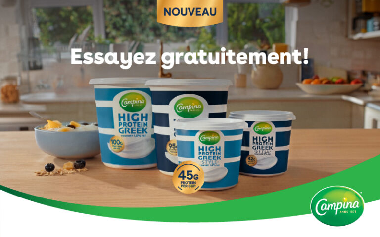 Campina High Protein 100% remboursé