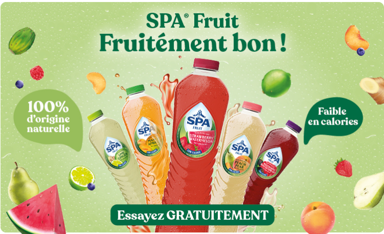 Spa fruits non pétillant 100% remboursé
