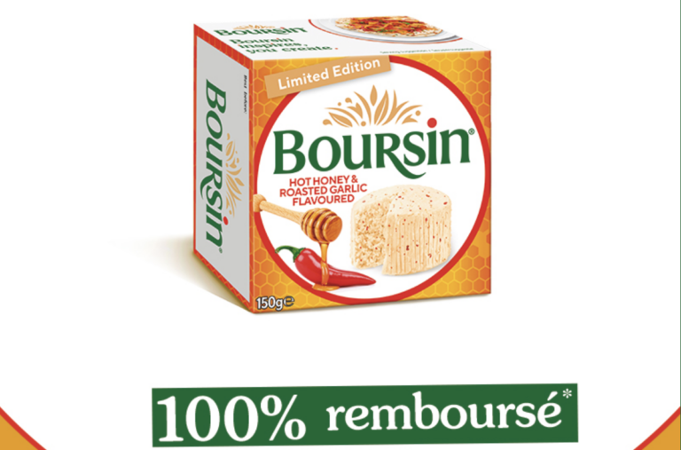 Boursin Hot Honey 100% remboursé