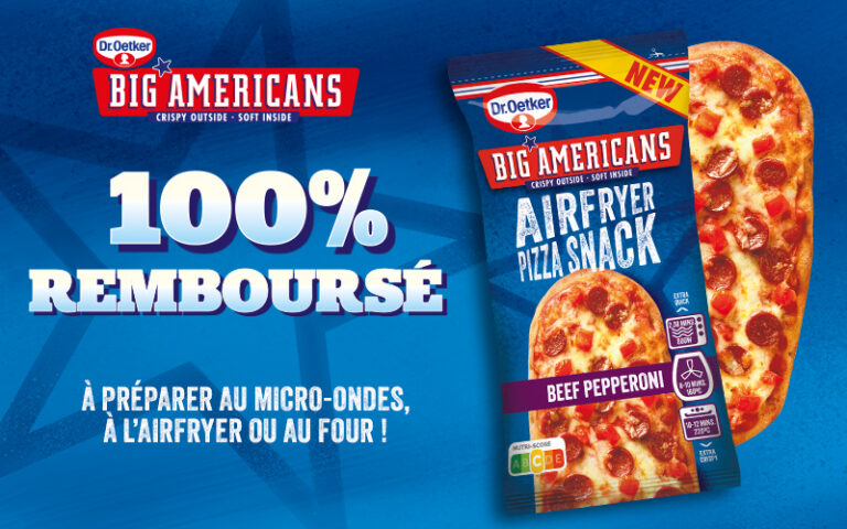 Pizza Dr Oetker pour airfryer 100% remboursée